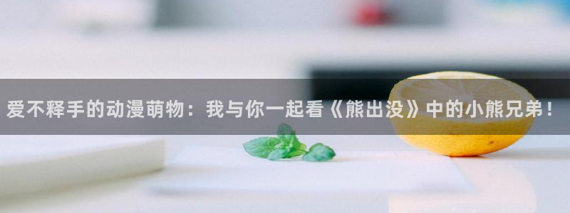 omofun日本动漫免费观看：爱不释手的动漫萌物：我与你一起看《熊出没》中的小熊兄弟！配图